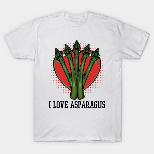 Vegetable Asparagus T-Shirt by Lumio Gifts